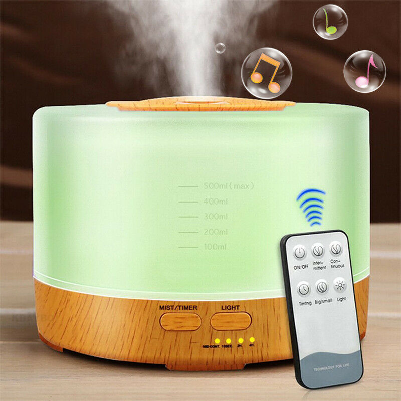 AROMA HUMIDIFIER WITH BLUETOOTH SPEAKER AND 7 MOOD COLOR CHANGING *LED LIGHT* - Ecoquest_universal